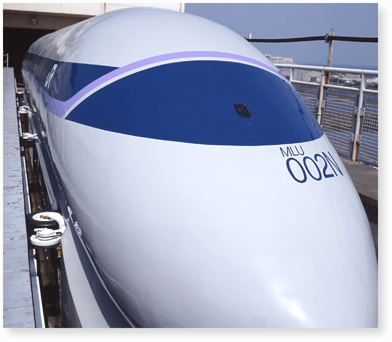 Running tests end on the Miyazaki Maglev Test Track