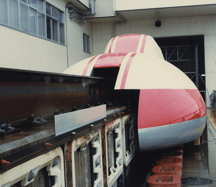 First Maglev operation in Miyazaki