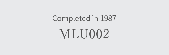 Completed in 1987 MLU002